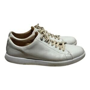 Cole Haan Grand Crosscourt II Leather White Sneakers Women's Size 8.5 Comfort